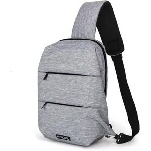 Fitkicks Latitude Active Lifestyle Sling Bag Backpack Gray Water Resistant Tech